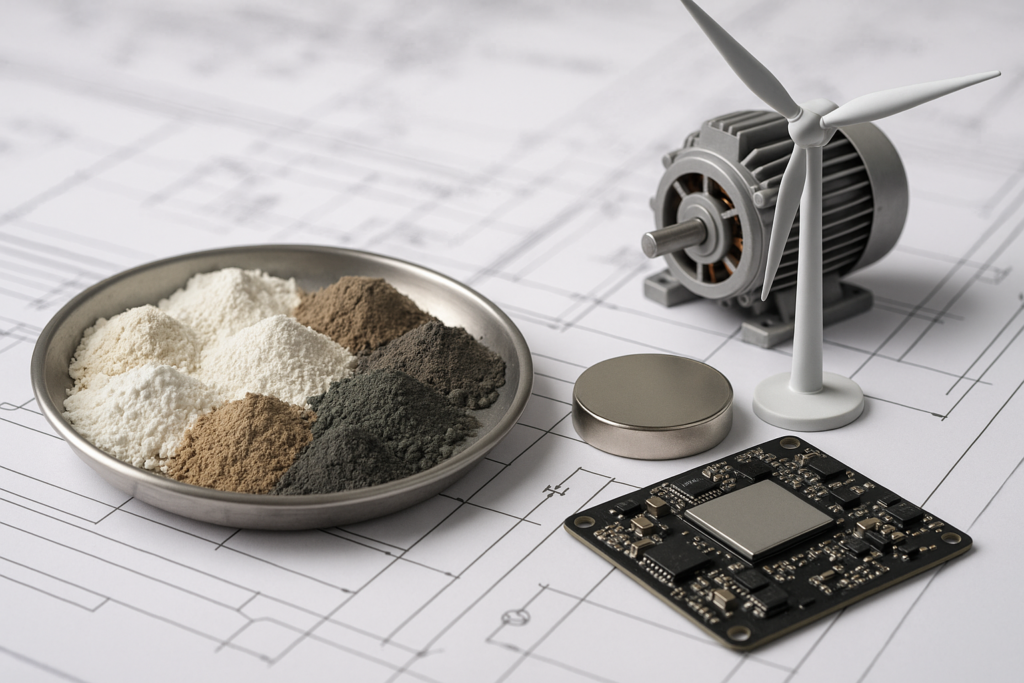Utilisation industrielle des terres rares dans les technologies modernes